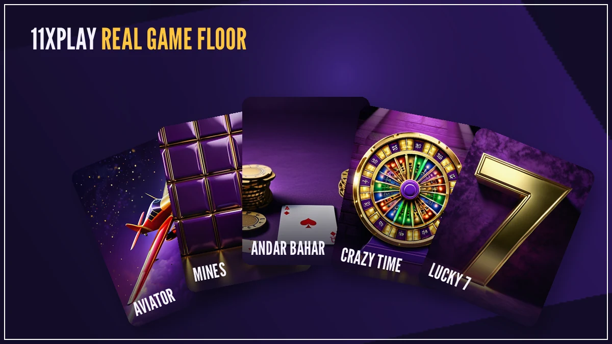 11xPlay game cards for Aviator, Teen Patti, Andar Bahar and Dragon Tiger