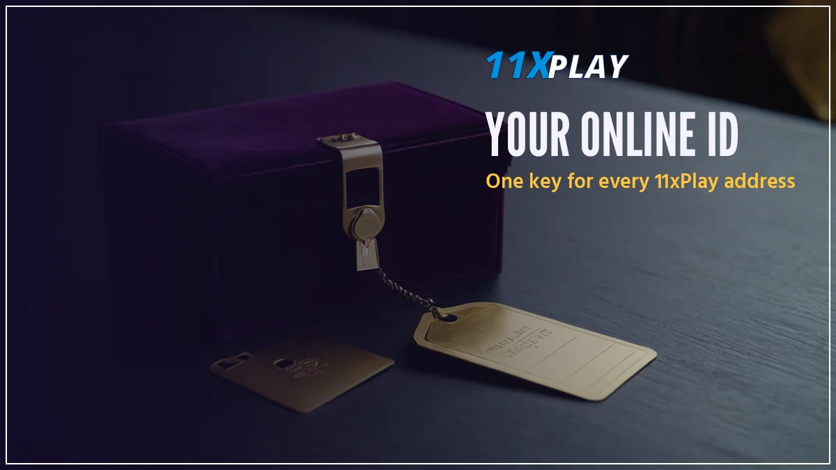 Cricket fan signing in with an 11xplay online id on a phone during a live match